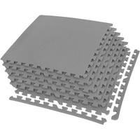 Revêtement de sol protecteur Grand tapis de gymnastique d'exercice en mousse Eva haute densité épaisse de couleur extra grise Tapis de puzzle Eva