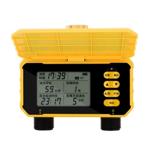 Zhitian Smart Automatic Plastic Timed Water Valve Controller 360 Movable Connector Big Screen Display Outdoor Waterproof Solar - Product Image 2