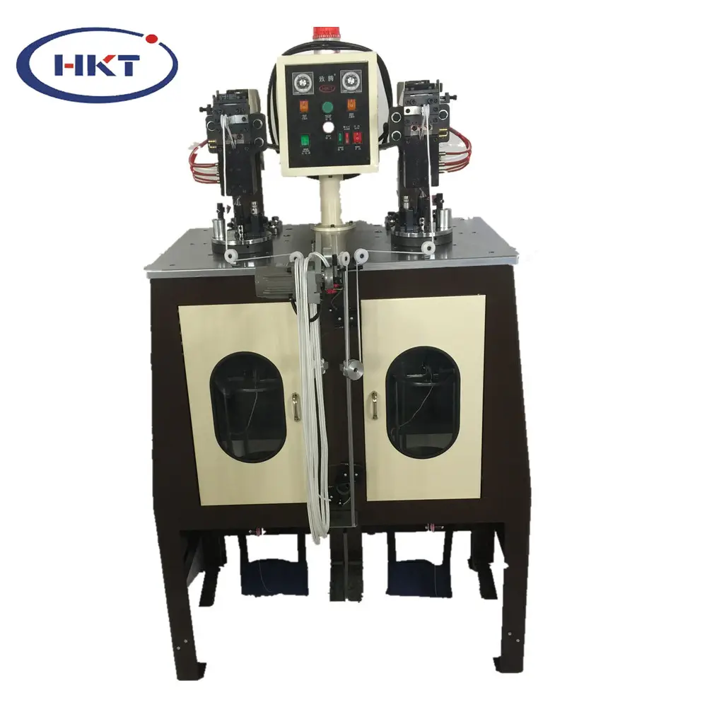 HKT-0502 उच्च गति इलेक्ट्रॉनिक Coiling मशीन बनाने के लिए जिपर