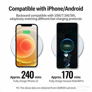 UGREEN 15W <b>Magnetic</b> Wireless <b>Charger</b> Pad with Stand for Smartphones Fast Charging - Product Image 5