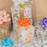 Lazos Metálicos Autoadhesivos Grace de 24ct para Envolver Regalos, Lazos de Plástico con Diseño de Estrella, Decoración Navideña - Product Image 6