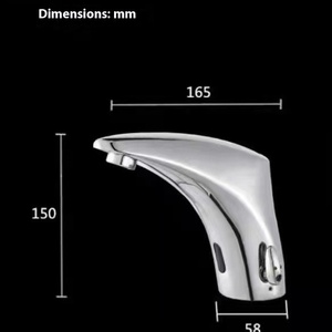 Hlk hiện đại tự động cảm biến vòi nước thông minh touchless phòng tắm bồn rửa tap hiệu quả cho khách sạn công cộng washrooms phòng tập thể dục đồng gốm - Product Image 6