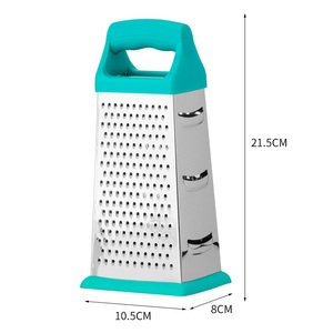 Hot Sales Stainless Steel Professional Kitchen <b>Tool</b> 4-Side <b>Fruit</b> Box Grater Eco-Friendly Cheese <b>Vegetable</b> Slicer - Product Image 4
