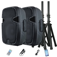 Sistema de PA Portátil de 1000W con Altavoz de 12 Pulgadas, Equipo de Karaoke, Caja de Sonido para Fiestas - BT/USB/FM/Control Remoto/Soporte/Bocina/Parlante
