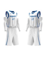 Fabricant professionnel de maillots de basketball entièrement sublimés pour hommes et femmes, avec une riche expérience dans la production de vêtements de sport d'équipe.
