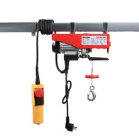 BADA Nouveau Mini Treuil Électrique à Chaîne 220V 230V avec Câble Métallique de 12m-6m pour Hôtels