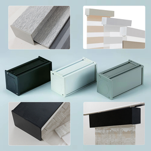 Accessoires de profilés en aluminium pour stores enrouleurs, <span class=keywords><strong>insert</strong></span>, couvercle supérieur pour stores de fenêtre - Product Image 4