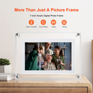 7 Inch TFT IPS Digital Photo <b>Frame</b> 4GB Built-in Memory Digital Picture <b>Frame</b> <b>Play</b> Photo Video - Product Image 5