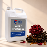 Huile parfumée Rose Oud, huile essentielle florale boisée pure pour la fabrication de bougies, huile parfumée orientale