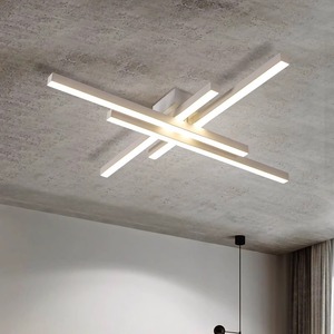 Plafonnier LED Linéaire Moderne Nouveau <span class=keywords><strong>Design</strong></span> à Intensité Variable pour Décoration Intérieure - Product Image 4
