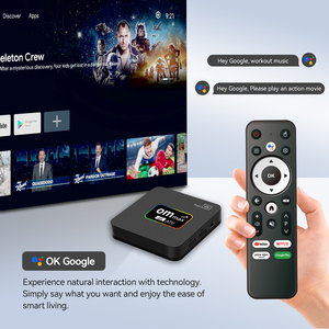 2025 Om Max 4K Thông Minh TV Box Kép Wi-Fi 5G Bằng Giọng Nói Tốt Nhất Chi phí-hiệu Quả Bt 4K Phương Tiện Truyền Thông Máy Nghe Nhạc Quad Core OEM Có Sẵn - Product Image 3