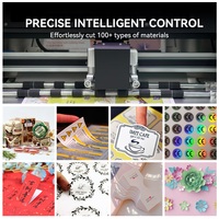Cortadora de Etiquetas y Papel Adhesivo Purcell A3 A4 A3+, Plotter de Corte Digital con Alimentación Automática y Doble Cabezal