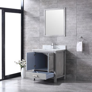 30-inch Free Standing Modern High-End Eco-Friendly Bathroom <b>Vanity</b> Ceramic Basin Water Resistant Features for Hotel Warehouse - Product Image 4