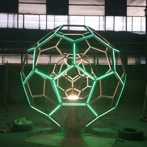 SENZHAO IP65 <b>LED</b> motif light Round <b>ball</b> shape decoration Outdoor luminous motif light Fashionable <b>LED</b> outdoor light - Product Image 1
