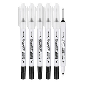 Marqueur permanent étanche pour le travail du bois double tête stylo de peinture à pointe fine double pointe longue tête marqueur pour trous profonds - Product Image 6