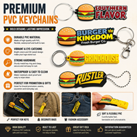 Porte-clés en PVC souple personnalisé avec votre propre logo, vente en gros, porte-clés en caoutchouc moulé 2D 3D, porte-clés pour cadeau promotionnel, entreprise