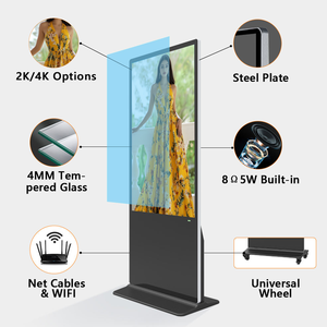 Totem Digitale Touch Screen Capacitivo IR da 43 49 55 Pollici 4K con Supporto Android/Windows per Navigazione in Negozi, Centri Commerciali e Ospedali - Product Image 5