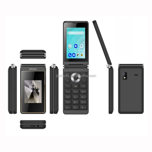 Odm Custom 4g voltè Smart Button telefoni pieghevoli Touch Screen Dual Sim versione globale sbloccato tastiera Android Flip Mobile - Product Image 3