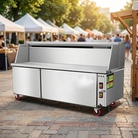 Machine à griller innovante à aspiration plate et sans fumée pour utilisation en restaurant intérieur