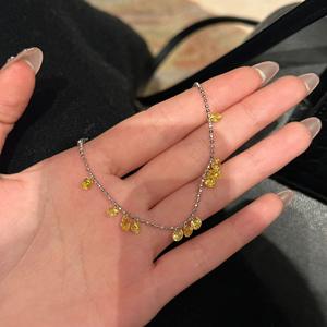 Collier en argent pur S925, perle royale ancienne, style échiquier en gaze de Luo, pendentif en forme de cœur, rétro, clavicule, petit, unique - Product Image 4