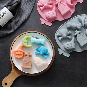 Stampo in Silicone a 6 Cavità a Forma di Fantasma e Zucca <span class=keywords><strong>per</strong></span> Decorazione di Dolci e <span class=keywords><strong>Biscotti</strong></span> di <span class=keywords><strong>Halloween</strong></span> - Product Image 5
