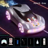 Voiture RC de drift à commande gestuelle 2.4G, supercar télécommandée avec fonction de pulvérisation et cascades 360° °   4WD Rechargeable App Obstacle Avoidance Gift Boys