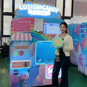 Distributeur automatique de barbe à papa, vente au détail commerciale sans personnel, fabricant de distributeurs automatiques intelligents en libre-service - Product Image 2