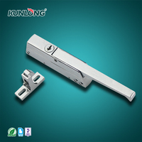 Base réglable pour ouverture/fermeture sans effort, cylindres de serrure de porte en alliage de zinc, loquet à poignée de type impact, ANSI Grade 1, chromé brillant