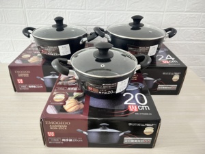 Nồi nấu đa năng đá chống dính hai mặt dùng được cho bếp từ và bếp gas, chất liệu nhôm đúc, nồi hầm, nồi súp gia dụng và dụng cụ nấu ăn - Product Image 3