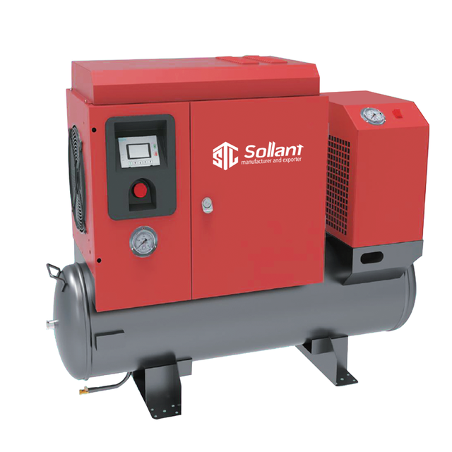 Silent air Compressor Single Phase Screw Air Compressor 3.7-7.5 kw Portable Single Phase 220v  60HZ 1P Air Compressor