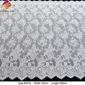 Tessuto <span class=keywords><strong>in</strong></span> <span class=keywords><strong>Pizzo</strong></span> Francese Bianco Avorio <span class=keywords><strong>con</strong></span> Ricamo 3D Elegante <span class=keywords><strong>Pizzo</strong></span> Chantilly <span class=keywords><strong>con</strong></span> <span class=keywords><strong>Bordo</strong></span> Smerlato per Abiti da Sposa - Product Image 5