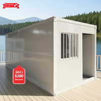 Maison conteneur pliable préfabriquée durable de 20 pieds et 40 pieds pour dortoir de chantier