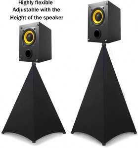 Free Sample <b>Speaker</b> <b>Stand</b> Cover DJ Bag with 360 Degree Cover <b>Speaker</b> <b>Tripod</b> Scrim Cover <b>Speaker</b> Lighting with Free Travel Bag - Product Image 6