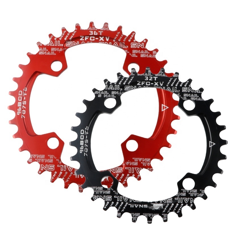 Передняя Звездочка для горного велосипеда Shimano sram, цепь с одной цепью, диск Овальный 96/104bcd, 32T/34T/36T/38T/40T/42T