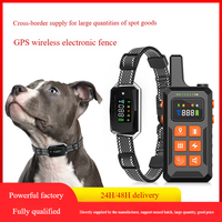 2026 Neues Wasserdichtes GPS-Tracking-Hundehalsband Ferngesteuertes Elektronisches Zaun-Trainingssystem für Haustiere aus Kunststoff mit 10-20 Stunden Akkulaufzeit