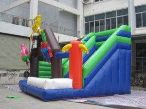 Tobogán Acuático Inflable de Bob Esponja para Niños, para Escalar y Deslizarse, Uso Comercial en Exteriores, Material de PVC, Capacidad de 800 kg, 20 Personas - Product Image 4