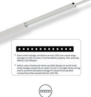 Nouvel éclairage LED tubulaire pour porcherie/poulailler HTL T8/T10/T12, IP67 étanche, résistant à la corrosion, sans scintillement, 220V