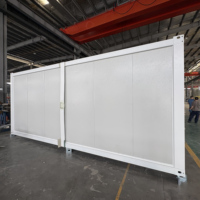 Maison conteneur pliable personnalisée à séparation humide/sèche, certifiée CE, préfabriquée et modulaire pour ADU résidentielle en arrière-cour