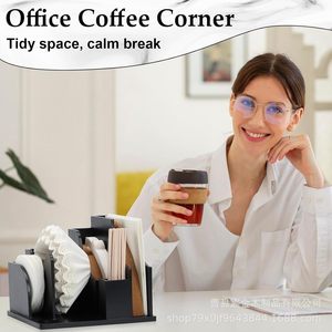 ที่วางกรองกาแฟพร้อมอุปกรณ์คนกาแฟสำหรับจัดระเบียบมุมกาแฟ - Product Image 5