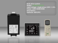 Carte de commande BLDC avec dissipateur thermique et panneau d'affichage pour refroidisseur d'air