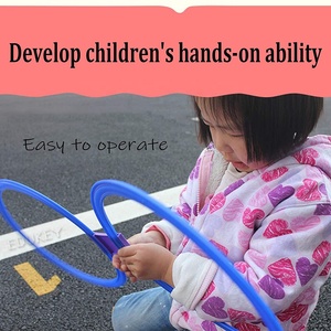 <span class=keywords><strong>Juego</strong></span> Clásico de <span class=keywords><strong>Twister</strong></span> y Rayuela para Interiores y Exteriores, 13 Anillos de Rayuela para <span class=keywords><strong>Niños</strong></span>, Juguete para Entrenamiento de Agilidad y Condición Física - Product Image 5