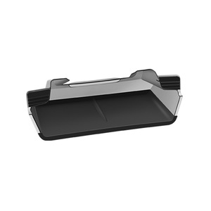 Boîte de rangement sous l'écran de la console centrale Tesla, tapis en silicone pour PC, personnalisable, 1 à 3 compartiments, organisateur de voiture - Product Image 2