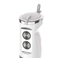 Blender Stick Mixer Genggam Stainless Steel 800W Turbo 5-in-1 dengan Pengocok Telur, Gelas, Penggiling, dan Blender Celup