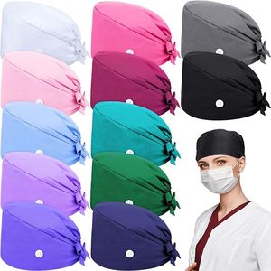 Playing Cards Print Surgical Scrub Cap For Nurses & Dental Pros – Adjustable, Ponytail-Friendly, Breathable & Sweat-Absorbing Hat