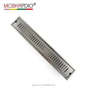 MCBKRPDIO Cống Thoát Nước Tuyến Tính 2 Trong 1 Cống Thoát Nước Tuyến Tính 24 Inch, Loại Mới, Dụng Cụ Lọc Tóc Thoát Nước Sàn Nhà Tắm Bằng Thép Không Gỉ 304