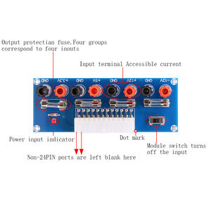 <span class=keywords><strong>XH</strong></span>- <span class=keywords><strong>M229</strong></span>เดสก์ท็อปพีซีแชสซีพลังงานโอน ATX ไปยังอะแดปเตอร์แผงวงจรจ่ายไฟโมดูลเต้าเสียบ24Pin ขั้วขาออก24ขา - Product Image 6