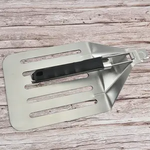 Stainless Steel Pizza Peel 8 Inch 9 Inch Shovel Plastic Handle Paddle Foldable Pizza Shovel Pizza Tools