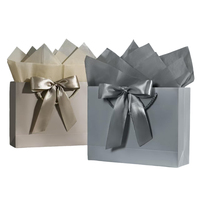 Bolsas de Papel para Regalo Personalizadas de Lujo y Duraderas, con Logotipo Personalizado, Laminación Mate, Tamaño Personalizado, Asa Clásica de Longitud Estándar para Manualidades