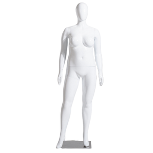 Mannequin féminin, mannequin de vitrine, hanches larges, debout, pour vêtements, corps entier, plastique chromé, grande <span class=keywords><strong>taille</strong></span>, femme corpulente, réaliste, grande <span class=keywords><strong>taille</strong></span> - Product Image 1