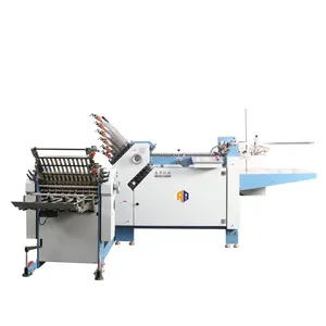 Industrial Paper Folding Machine With Pile Feeder Parallel Sheet Folder For Booklet